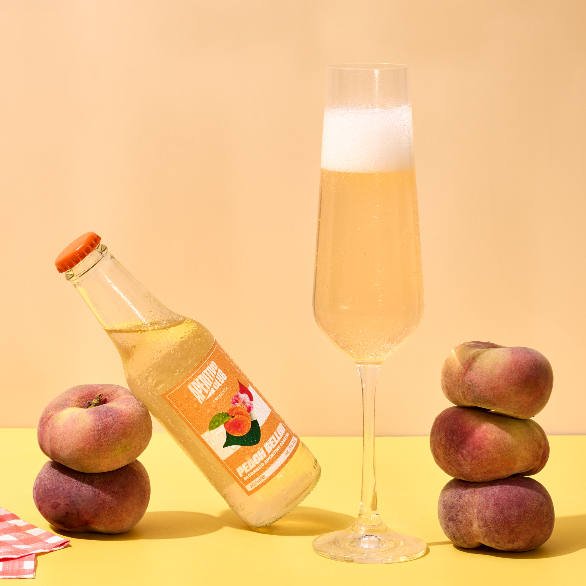peach bellini aperitivo spritz and cocktail image 2